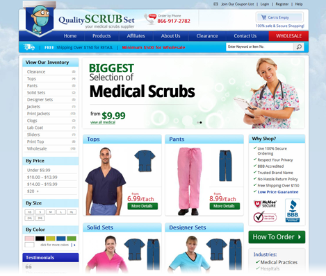 Medical Scrubs eTailer