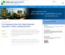 Blue Law Firm Concept