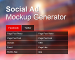 Facebook and Twitter Ad Creator Software Tool