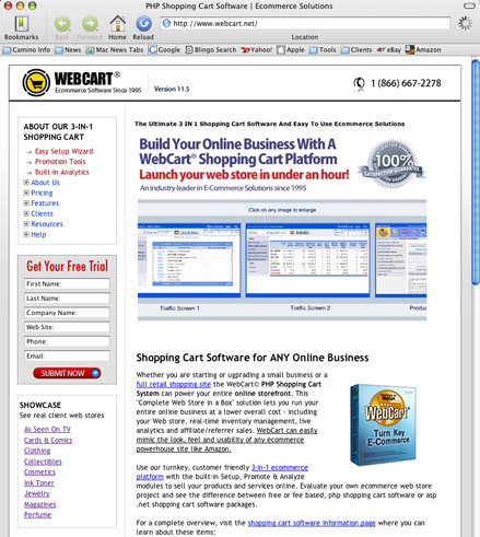 WebCart� � Version 2