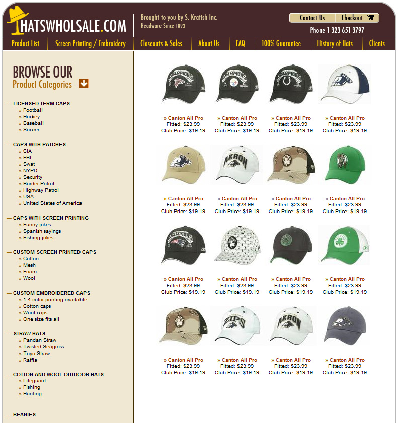Hats Wholesale